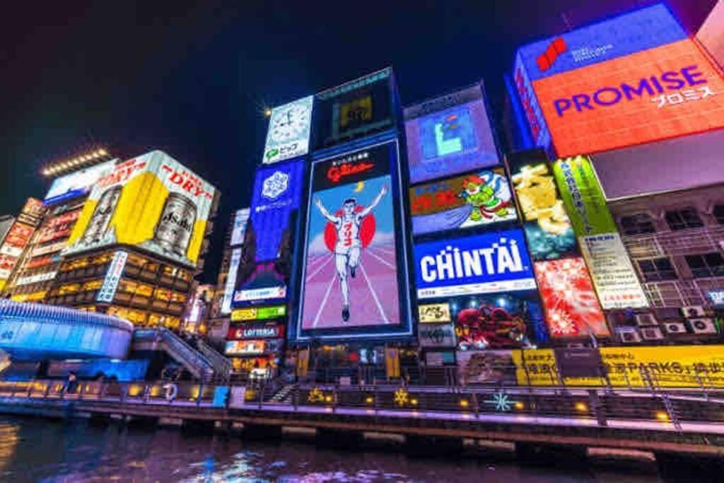 Appartement ー 8Greige ー 2Min Dotonbori Namba Kuromon Osaka Usj Wifi Unlimited Extérieur photo